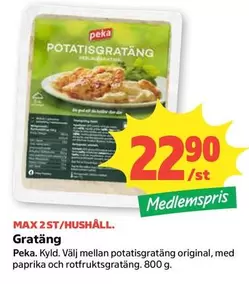 Peka - Potatisgratäng