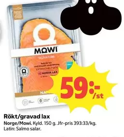 Rökt/gravad lax