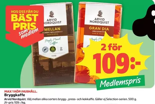 Arvid Nordquist - Bryggkaffe