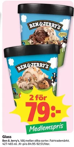 Ben & Jerry's - Glass