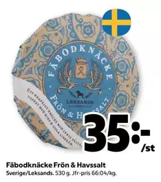 Leksands - Fäbodknäcke Frön & Havssalt