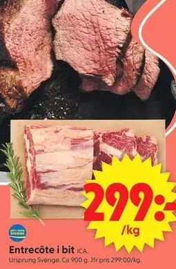 Entrecôte i bit