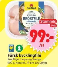 Kronfågel - Färsk kycklingfilé