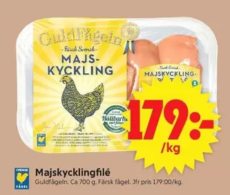 Guldfågeln - Majskycklingfilé