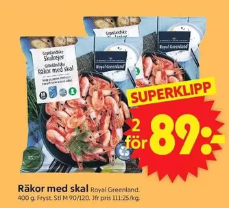 Royal Greenland - Räkor med skal