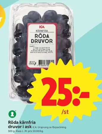 Röda druvor