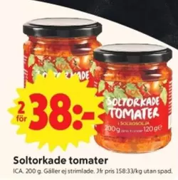 Soltorkade tomater