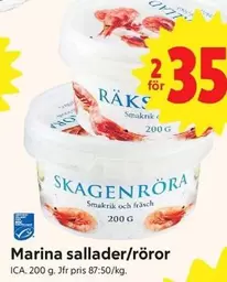 Marina sallader/röror