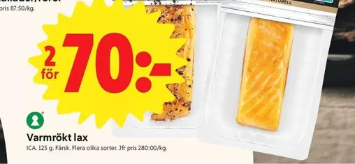 Varmrökt lax