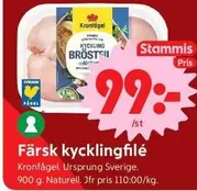 Kronfågel - Färskt kycklingfilé