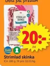 Strimlad skinka