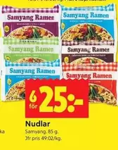 Samyang Ramen Nudlar