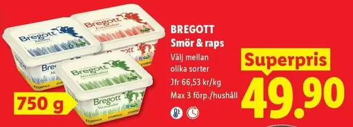 Bregott - Smör & raps
