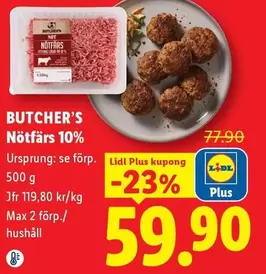 Nötfärs 10%