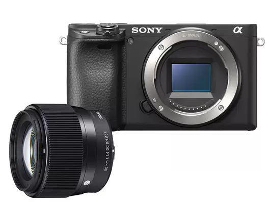 A6400 + Sigma 56mm f/1,4 DC DN Contemporary till Sony E