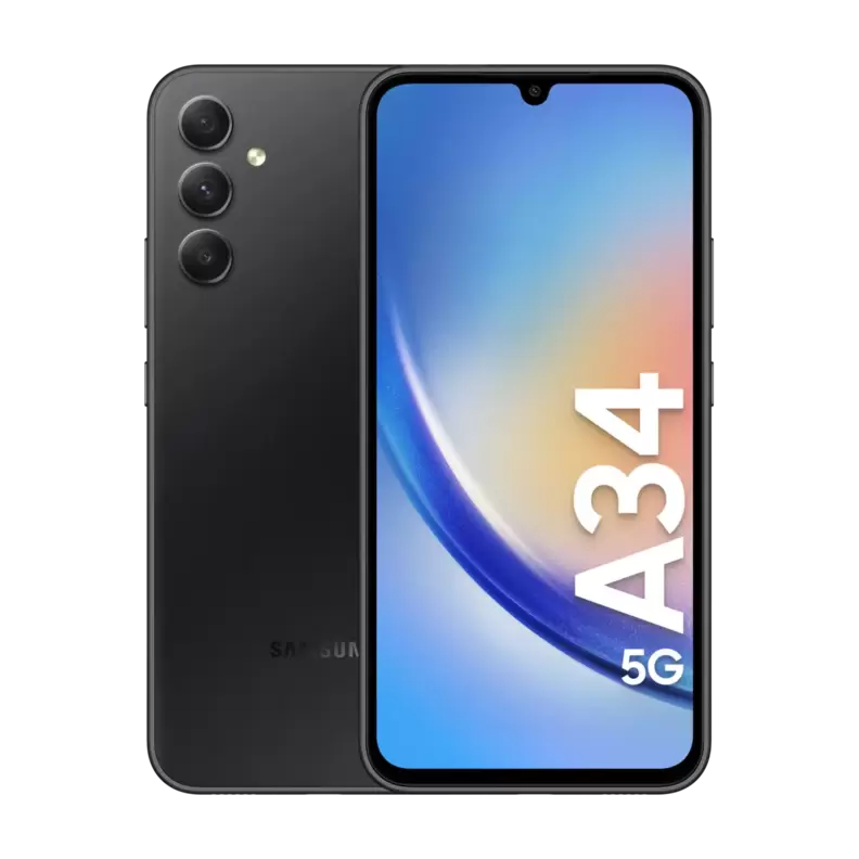 SAMSUNG GALAXY A34 5G 128 GB, SVART