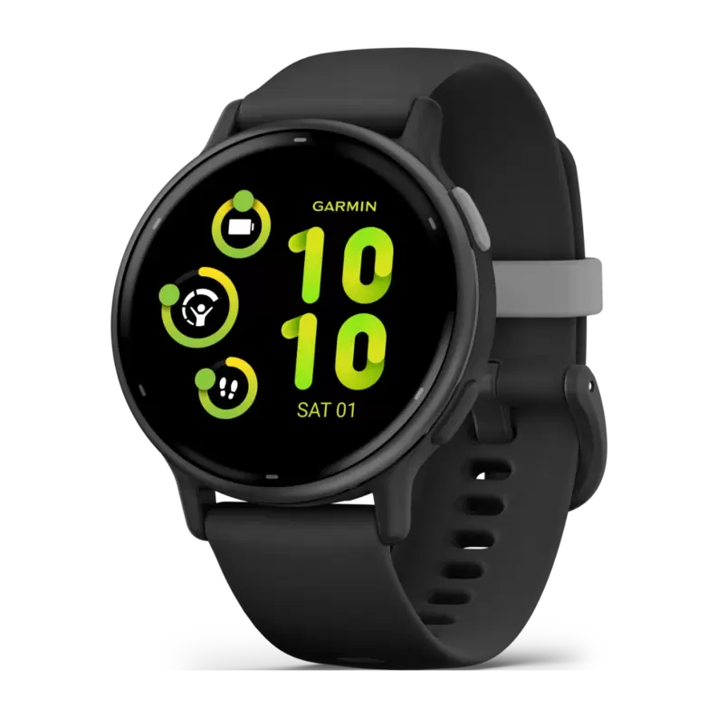 GARMIN VIVOACTIVE 5 SMARTWATCH BLACK SLATE AMOLED