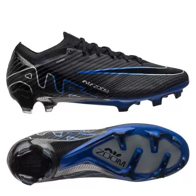 Nike Air Zoom Mercurial Vapor 15 Elite FG Shadow - Svart/Chrome/Hyper Royal