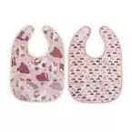 Haklapp 2-pack Bilar, Lila Rosa