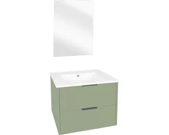 Möbelpaket DIFFERNZ Bolo grön inkl. spegel 610 mm 36.012.14