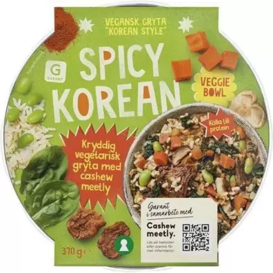 Veggie Bowl Korean, Fryst