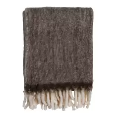 MORGAN pläd brun 59% Ull 26% Akryl, 15% nylon 170x130 cm