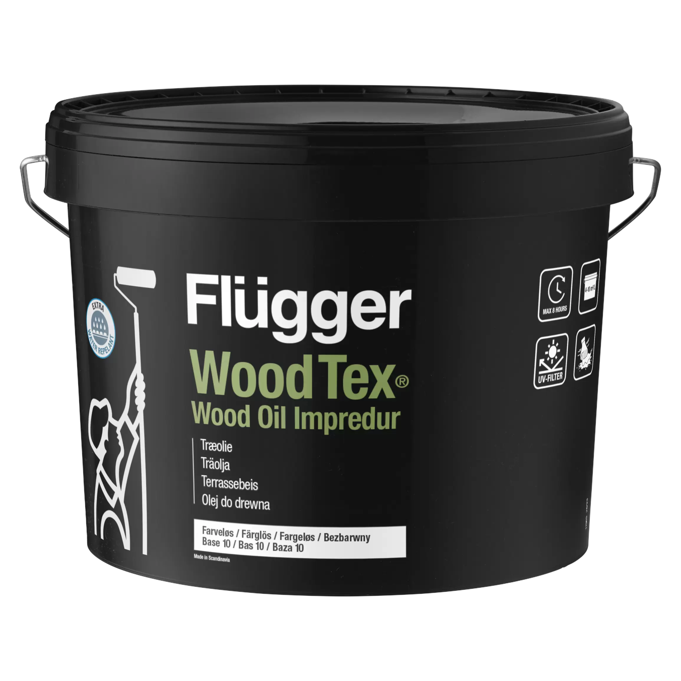 Flügger Wood Tex Impredur - Extra Vattenavvisande Träolja