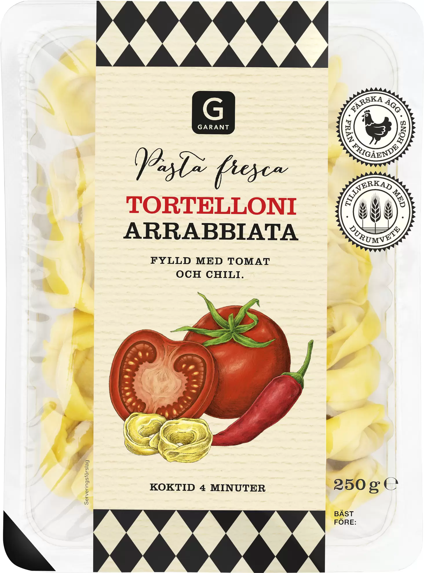 Pasta Tortelloni Arrabbiata