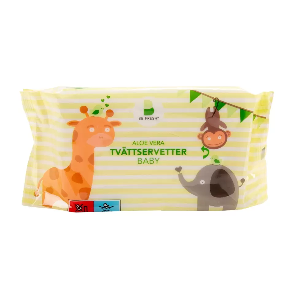 Babyservetter Be Fresh Aloe Vera