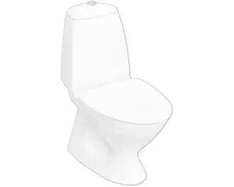 Toalettstol IFÖ Silia mjuksits dolt S-lås 4/2 L 7805903