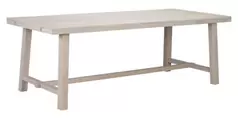 BROOKLYN matbord 220x95 vitpigmenterad ek
