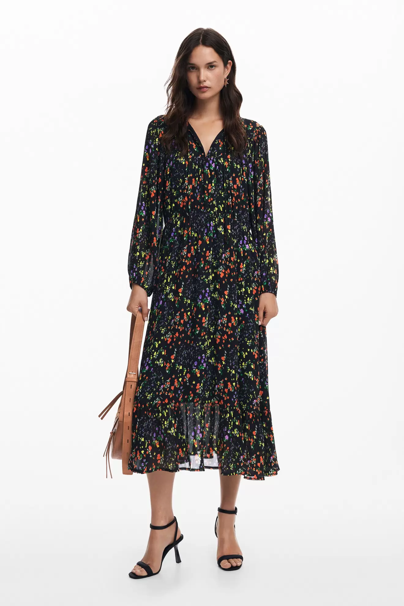 Floral midi dress