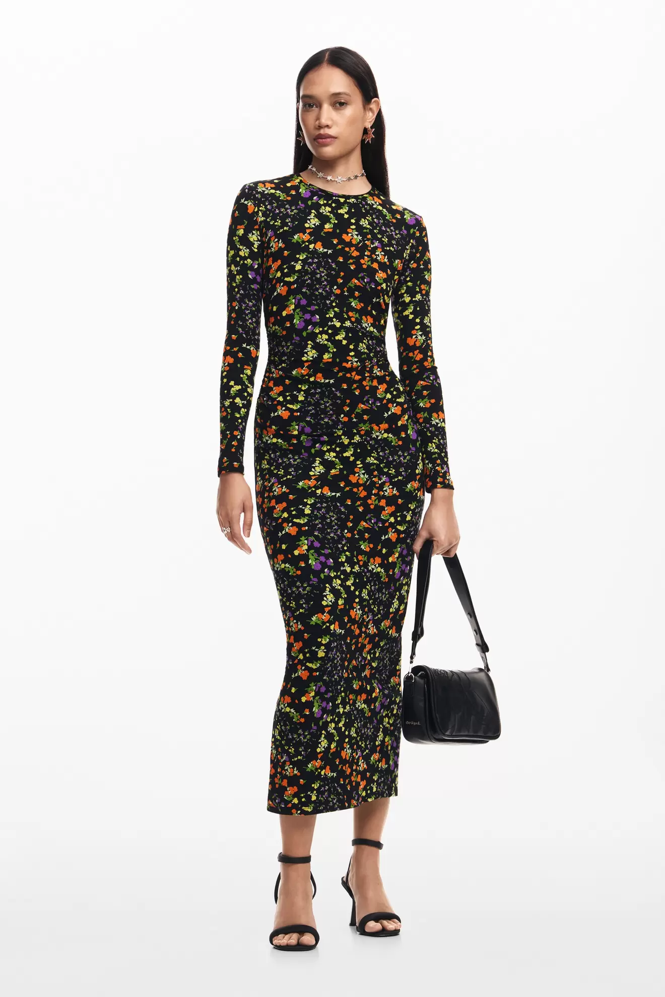 Slim floral dress