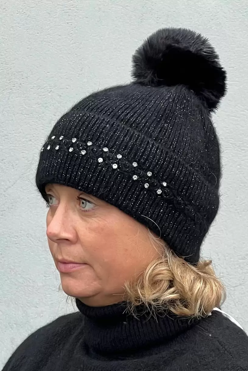 Mössa Wendy svart