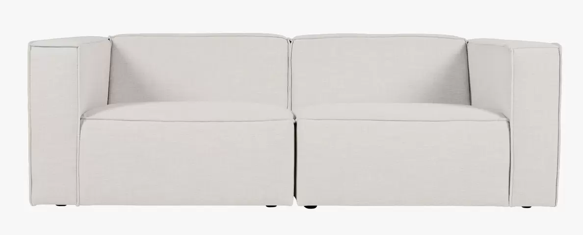3-sits modulsoffa m/armstöd natur