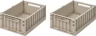 LIEWOOD Weston Förvaringslådor 2-Pack Medium, Sandy