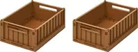 LIEWOOD Weston Förvaringslådor 2-Pack Små, Golden Caramel