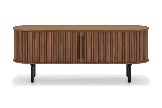 TV-bänk Neandir 150x45 cm Massiv Valnöt, Brun