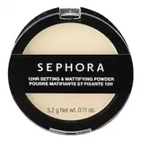 Mattifying & Setting Powder 12H Puder med lång hållbarhet (reseformat)