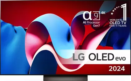 LG 55" C4 4K OLED evo TV (2024)