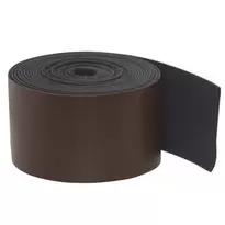 Konstläder av polyuretan 3,5×250 cm brun