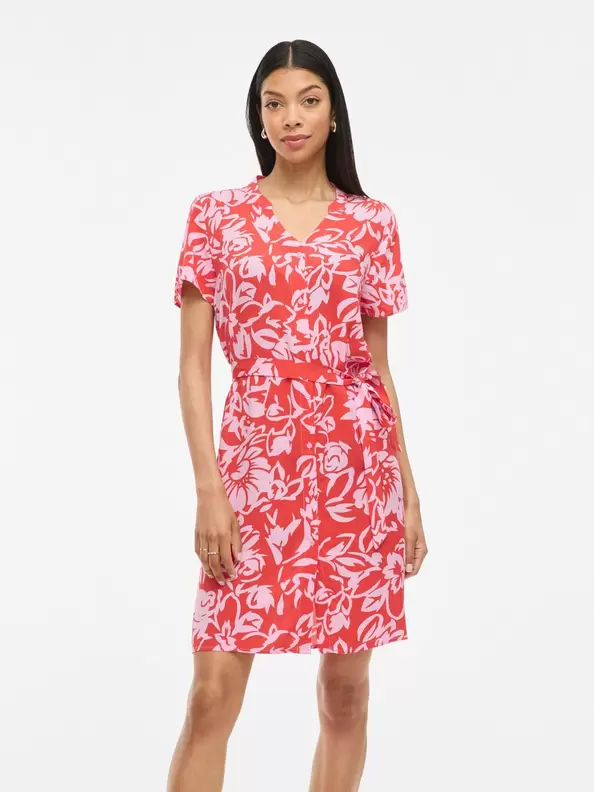 VILA KORT SKJORTKLÄNNING, Poppy Red, highres - 14109686_PoppyRed_1252201_003.jpg