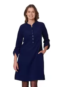 Manchester-klänning med 3/4 ärmar (XL KVAR)