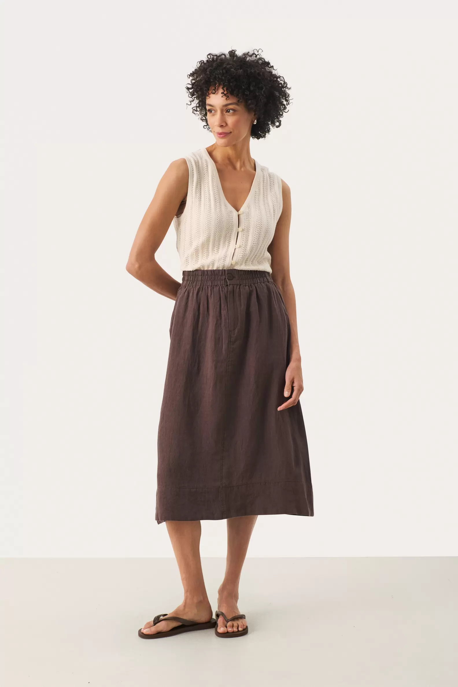 RehanaPW Linen Skirt