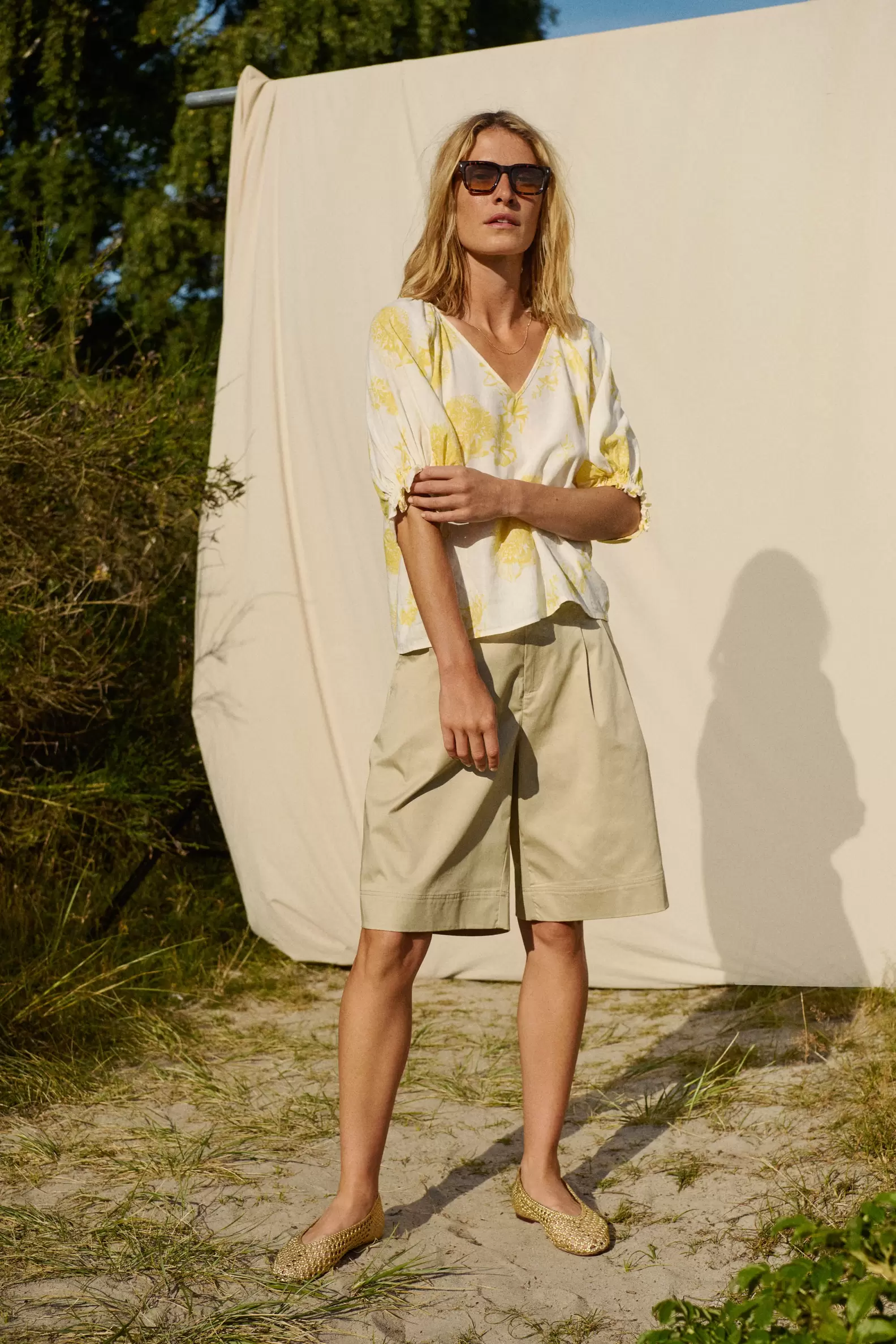 RosalynPW Linen Blouse