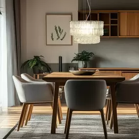 TaklampaABELONESilver/Klar/glasAneta