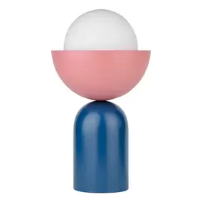 BordslampaBOWLBlå/RosaOSRAM