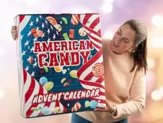 Adventskalender med USA-godis