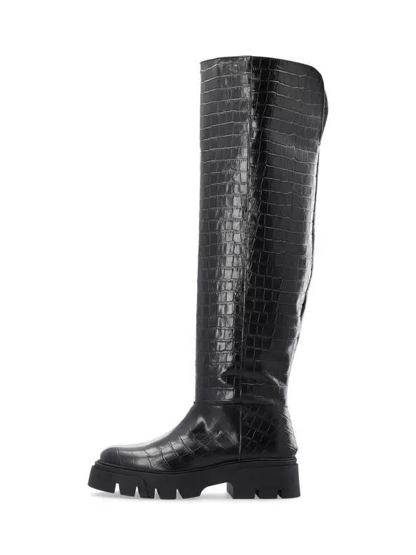 Product tile image - BIAKALL LÅRHÖGA STÖVLAR, BlackCroco | 11301790_BlackCroco