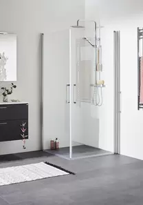 DuschhörnFix Trend C 80X90 Klarglas